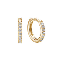 13mm Huggies | 18KT Yellow Gold Plate