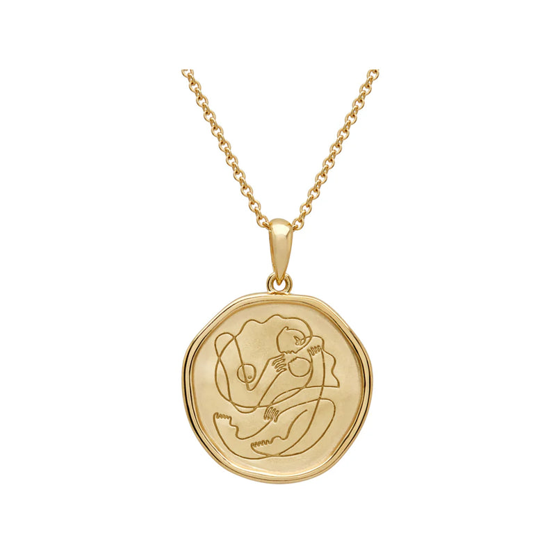 Motherhood Necklace | 18KT Yellow Gold Plate