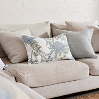 Glenelg White/Blue Cushion