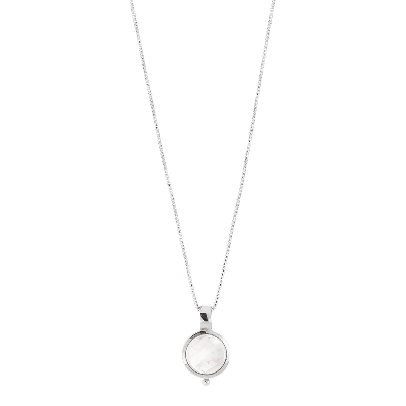 Garland Silver Moonstone Necklace