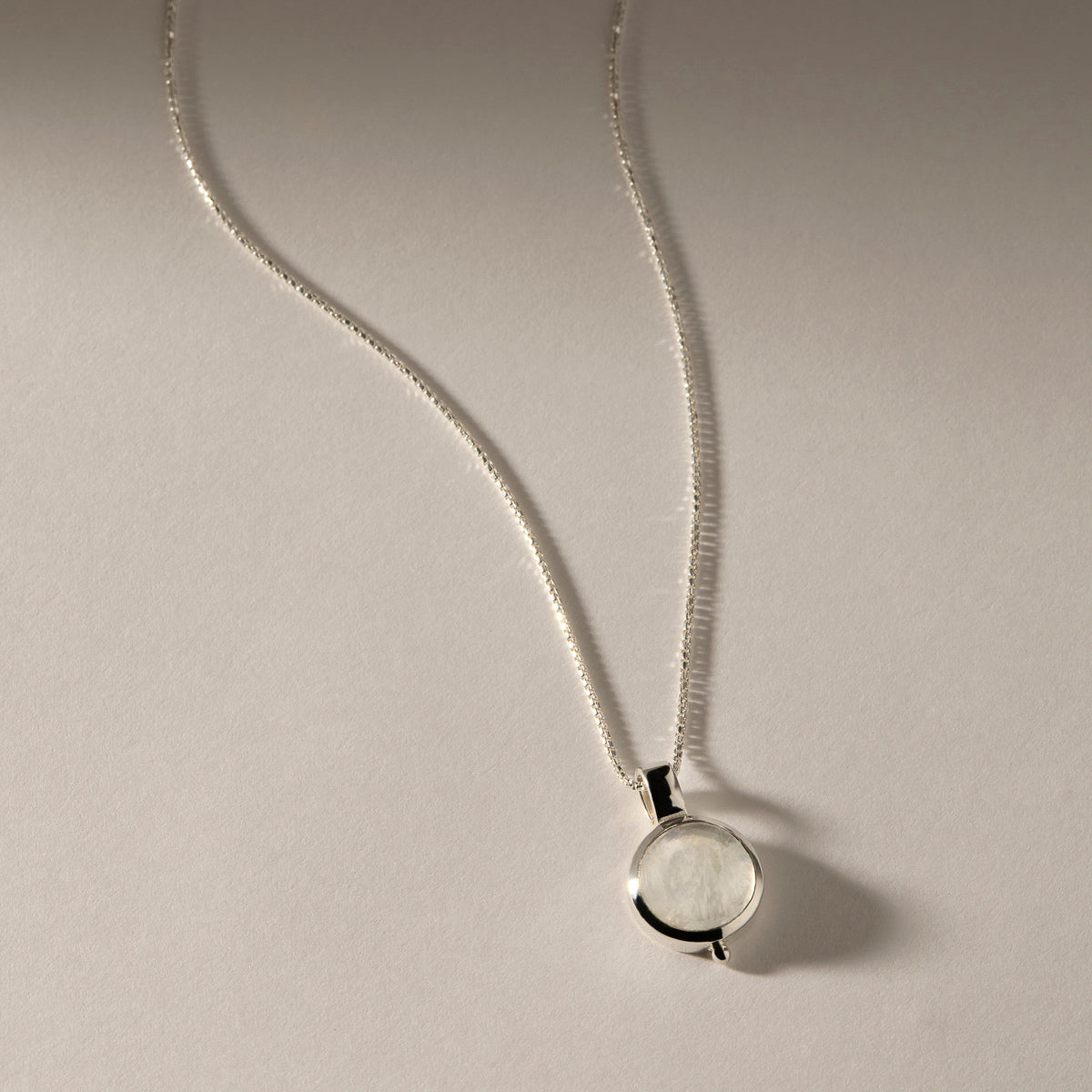 Garland Silver Moonstone Necklace