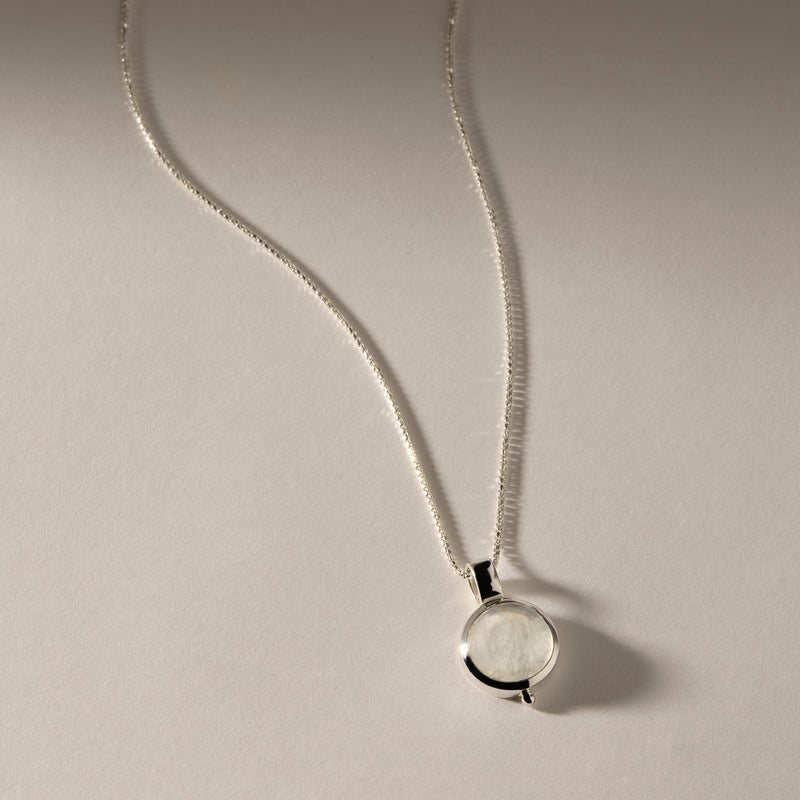 Garland Silver Moonstone Necklace