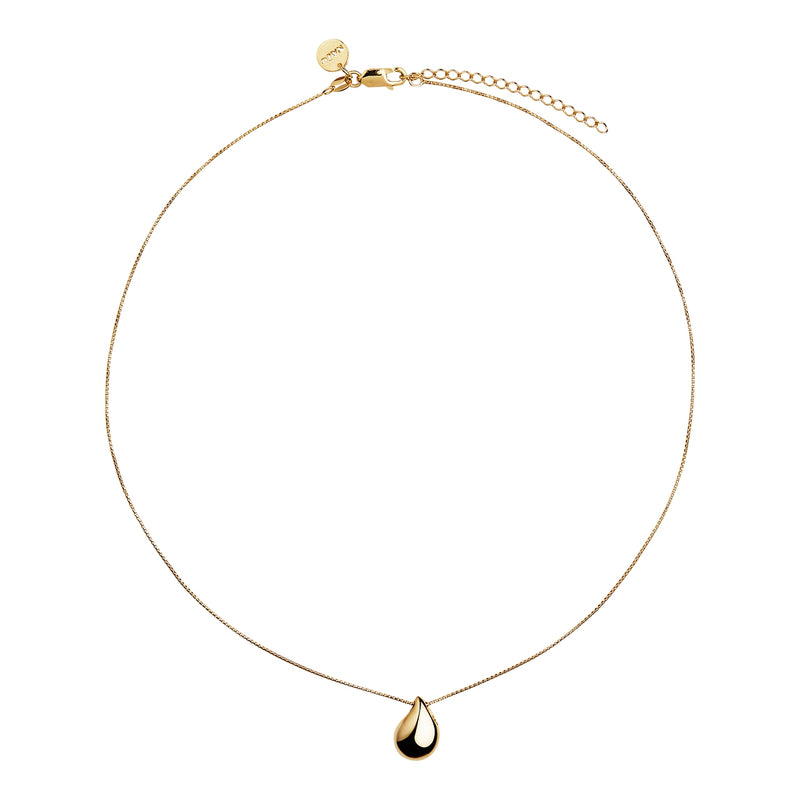 Sunshower Small Yellow Gold Necklace