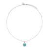 Husk Turquoise Small Necklace (45cm+ext)