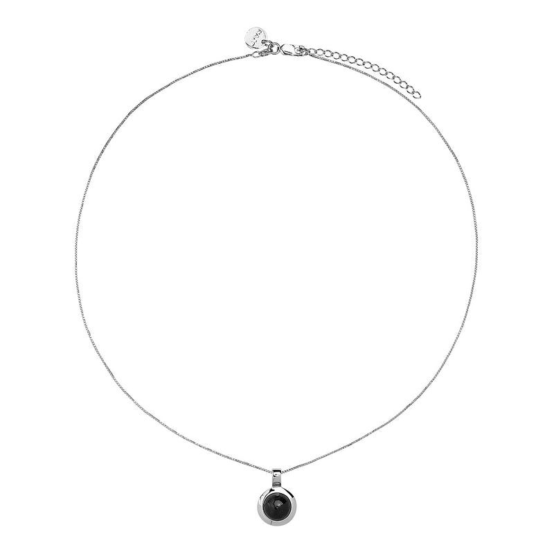 Husk Onyx Small Necklace (45cm+ext)