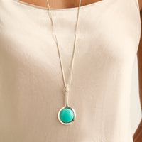 Husk Turquoise Large Necklace (80cm)