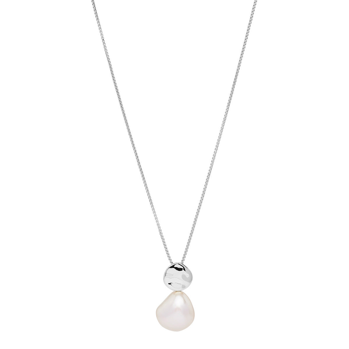 Renaissance Pearl Necklace | Sterling Silver