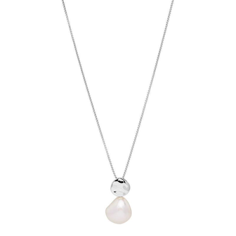 Renaissance Pearl Necklace | Sterling Silver