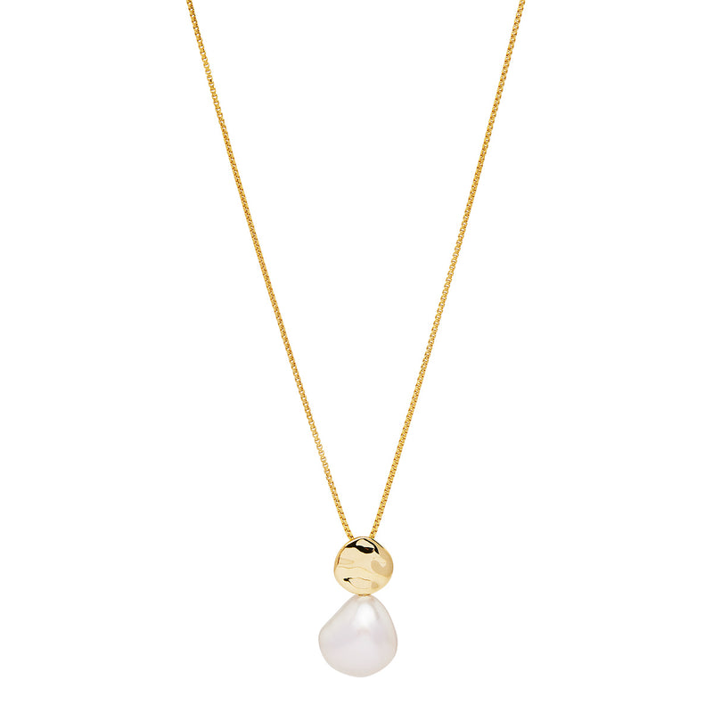 Renaissance Pearl Necklace | Yellow Gold