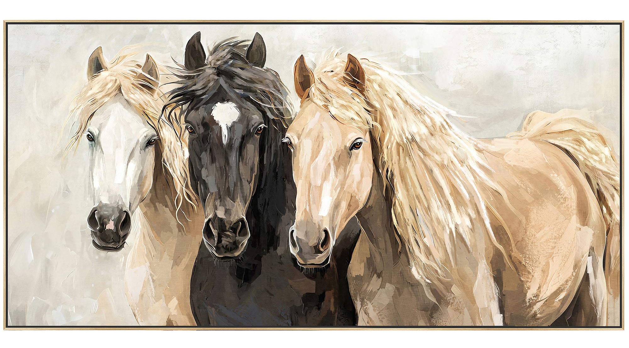 The Mane Event Painting | Framed Canvas | 112x62cm