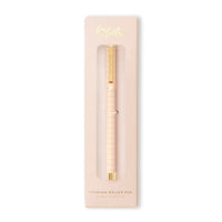 Blush Grid Rollerball Pen