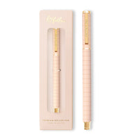 Blush Grid Rollerball Pen