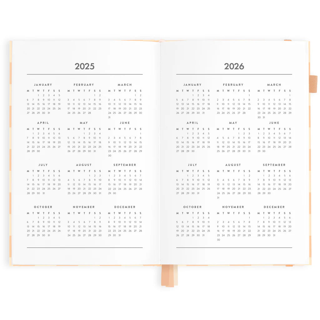 2025 A5 Horizontal Planner | Salmon Check