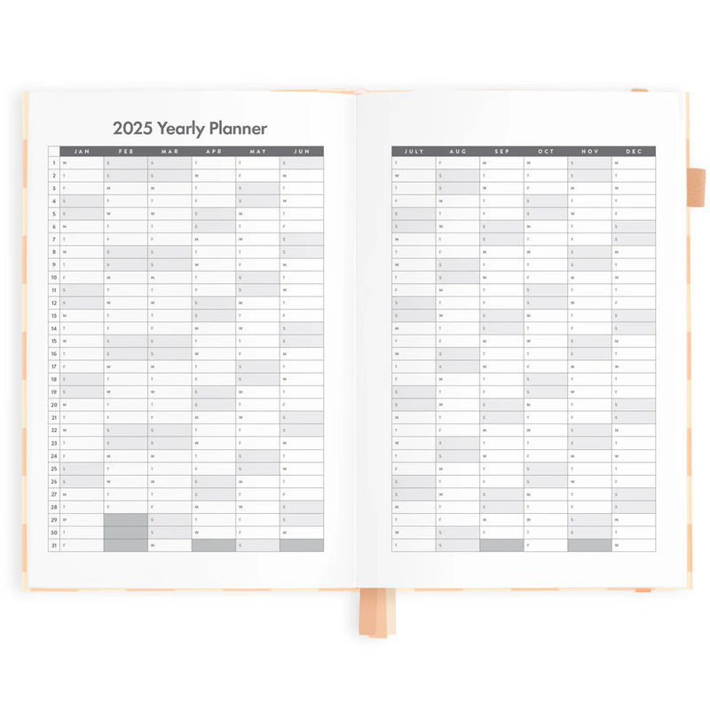 2025 A5 Horizontal Planner | Salmon Check