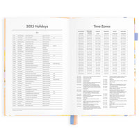 2025 Vertical Planner A5 | Botanika Peach