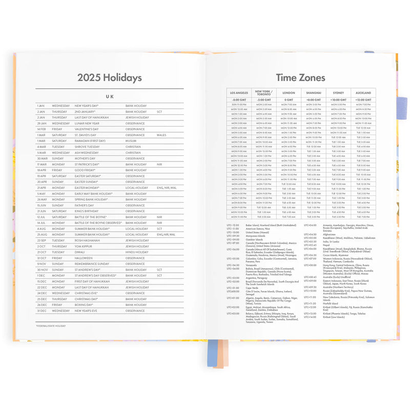 2025 Vertical Planner A5 | Botanika Peach