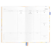 2025 Vertical Planner A5 | Botanika Peach