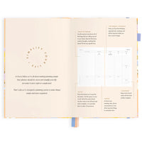 2025 Vertical Planner A5 | Botanika Peach