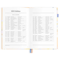 2025 Vertical Planner A5 | Botanika Peach