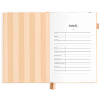 2025 A5 Vertical Planner | Corsica Stripe