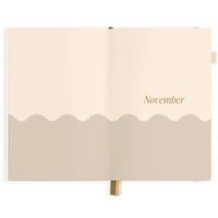 2025 A5 Horizontal Planner | Creme