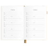 2025 A5 Horizontal Planner | Creme