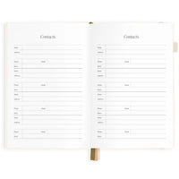 2025 A5 Horizontal Planner | Creme