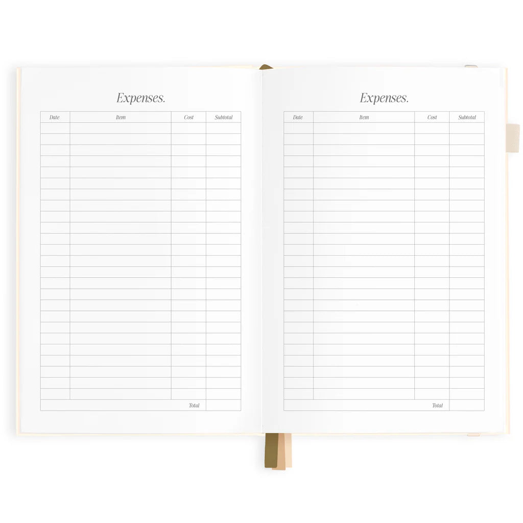 2025 A5 Horizontal Planner | Creme