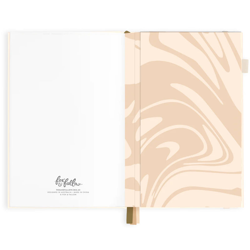 2025 A5 Horizontal Planner | Creme