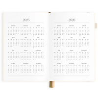 2025 A5 Horizontal Planner | Creme