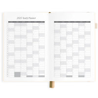 2025 A5 Horizontal Planner | Creme