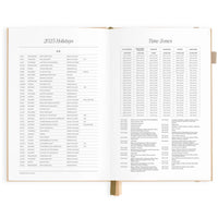 2025 A5 Horizontal Planner | Taupe