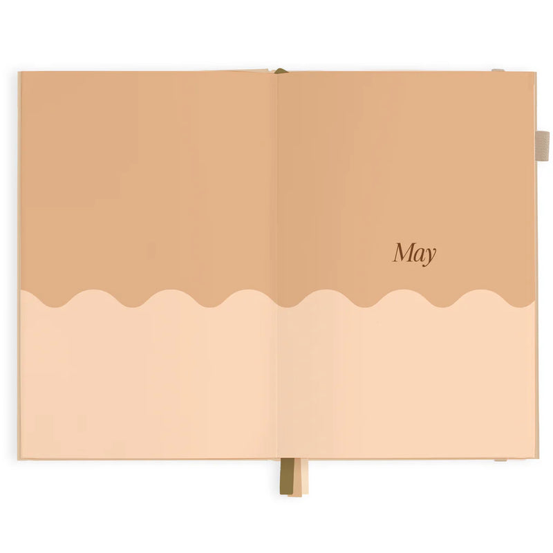 2025 A5 Horizontal Planner | Taupe