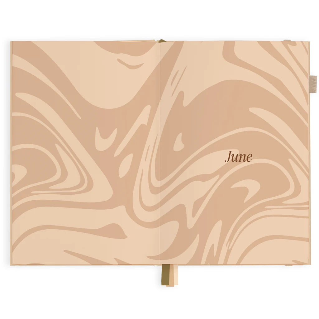 2025 A5 Horizontal Planner | Taupe