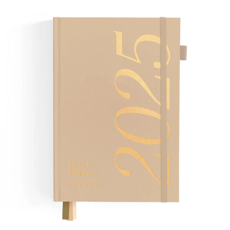 2025 A5 Horizontal Planner | Taupe