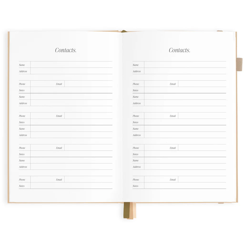 2025 A5 Horizontal Planner | Taupe