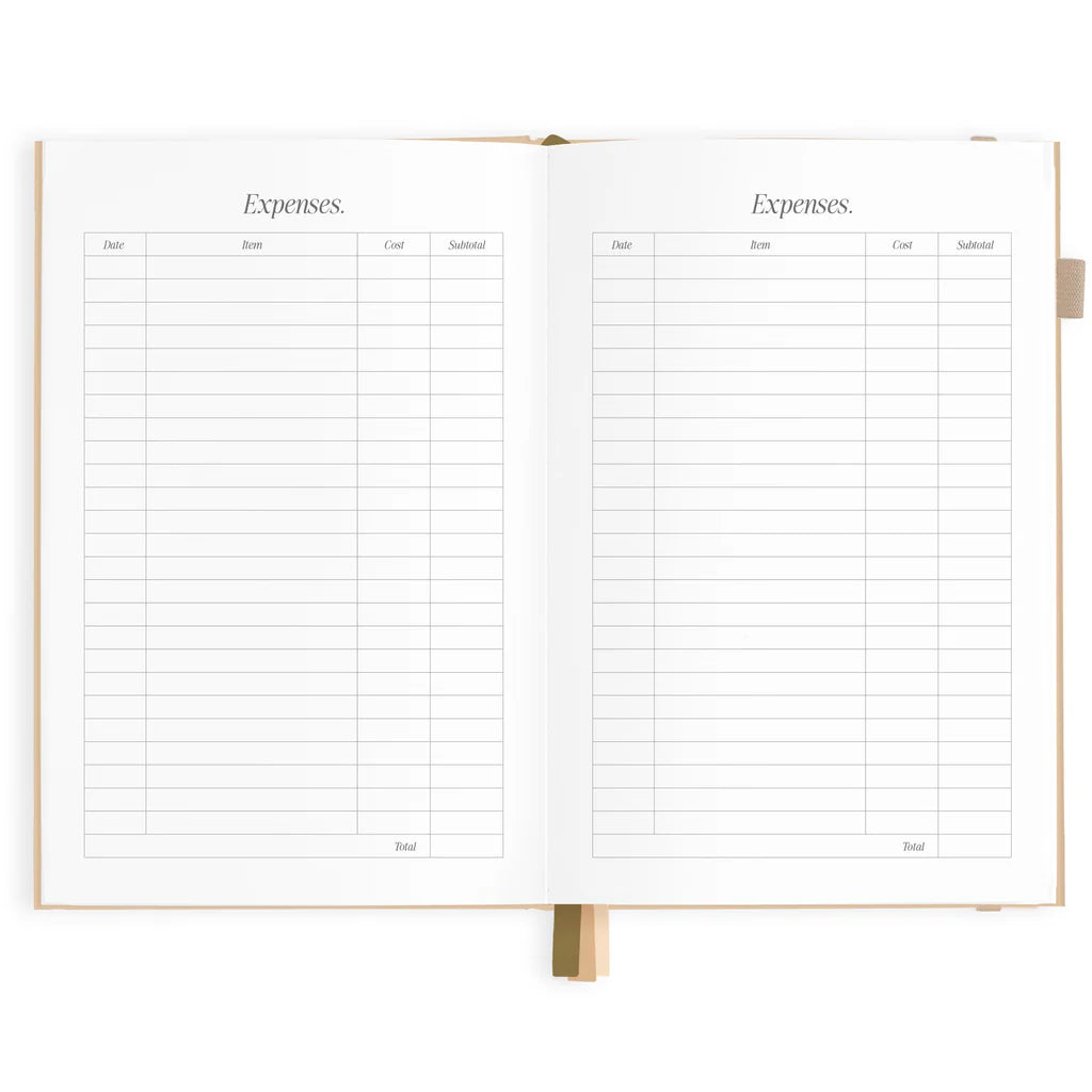 2025 A5 Horizontal Planner | Taupe