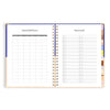 2025 A4 Academic Vertical Planner | Cobalt Ripple