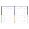 2025 A4 Academic Vertical Planner | Cobalt Ripple