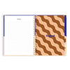 2025 A4 Academic Vertical Planner | Cobalt Ripple