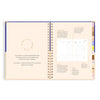 2025 A4 Academic Vertical Planner | Cobalt Ripple