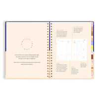 2025 A4 Academic Vertical Planner | Cobalt Ripple