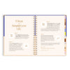 2025 A4 Academic Vertical Planner | Cobalt Ripple