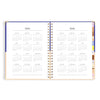 2025 A4 Academic Vertical Planner | Cobalt Ripple