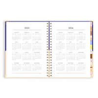 2025 A4 Academic Vertical Planner | Cobalt Ripple