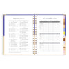 2025 A4 Academic Vertical Planner | Cobalt Ripple