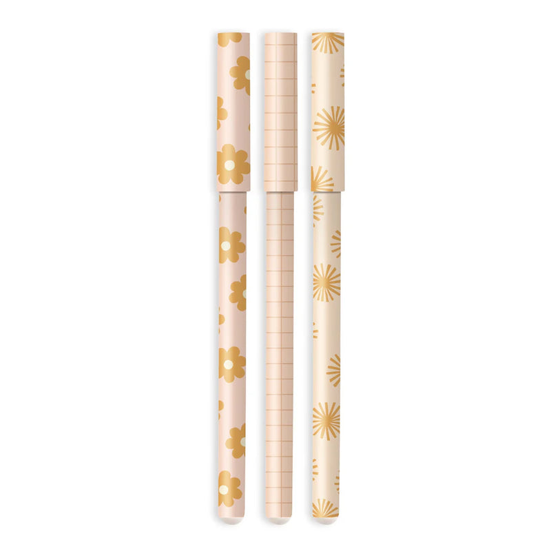 Daisy Grid Ballpoint Pen Pack