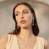 Aphrodite Goddess Pearl Drop Necklace | Sterling Silver