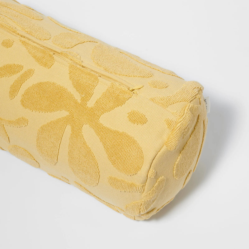 Inflatable Beach Pillow | Mango Bay Golden Mustard