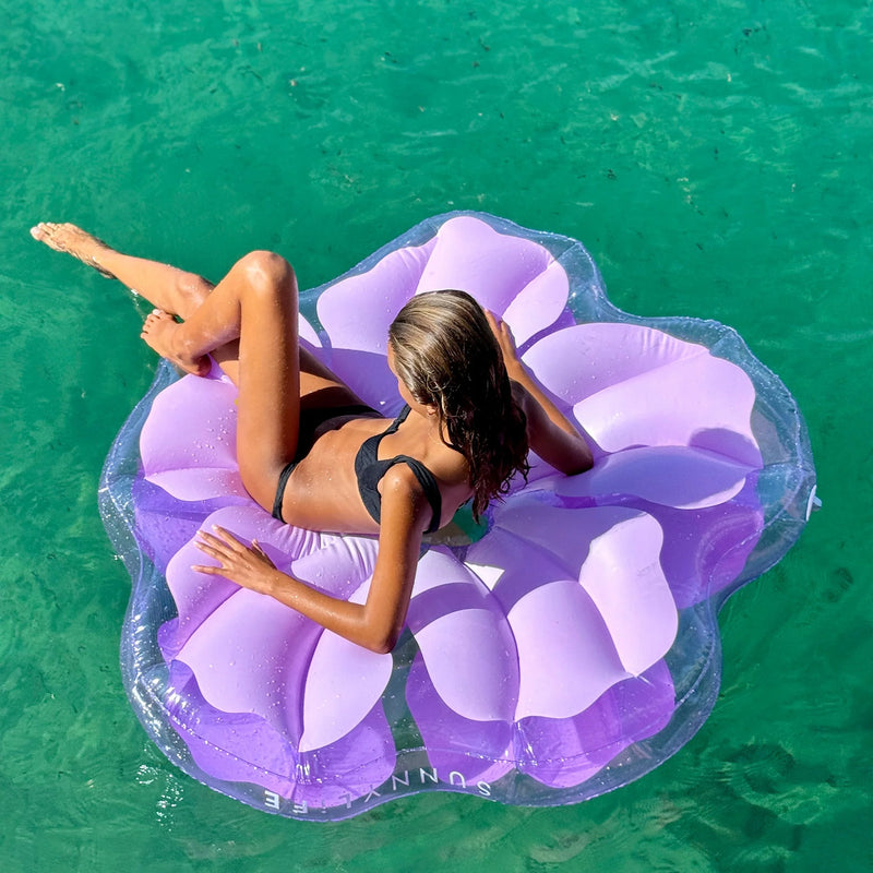 Luxe Lie-On Float | Hibiscus Pastel Lilac